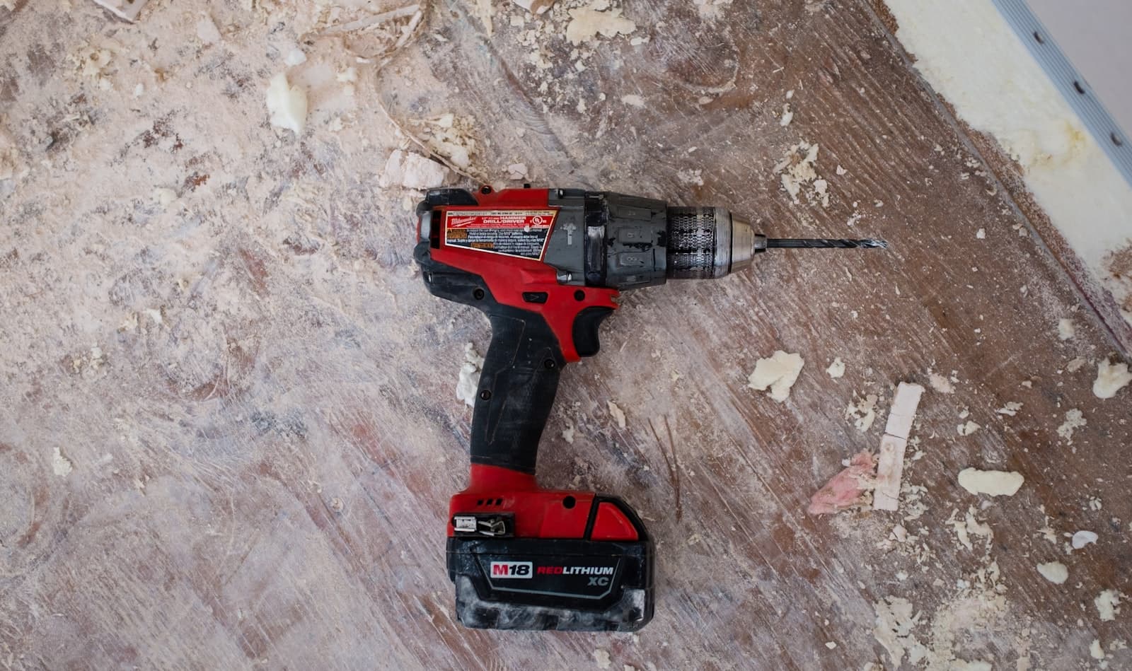 Tools on a jobsite during a staircase remodel
